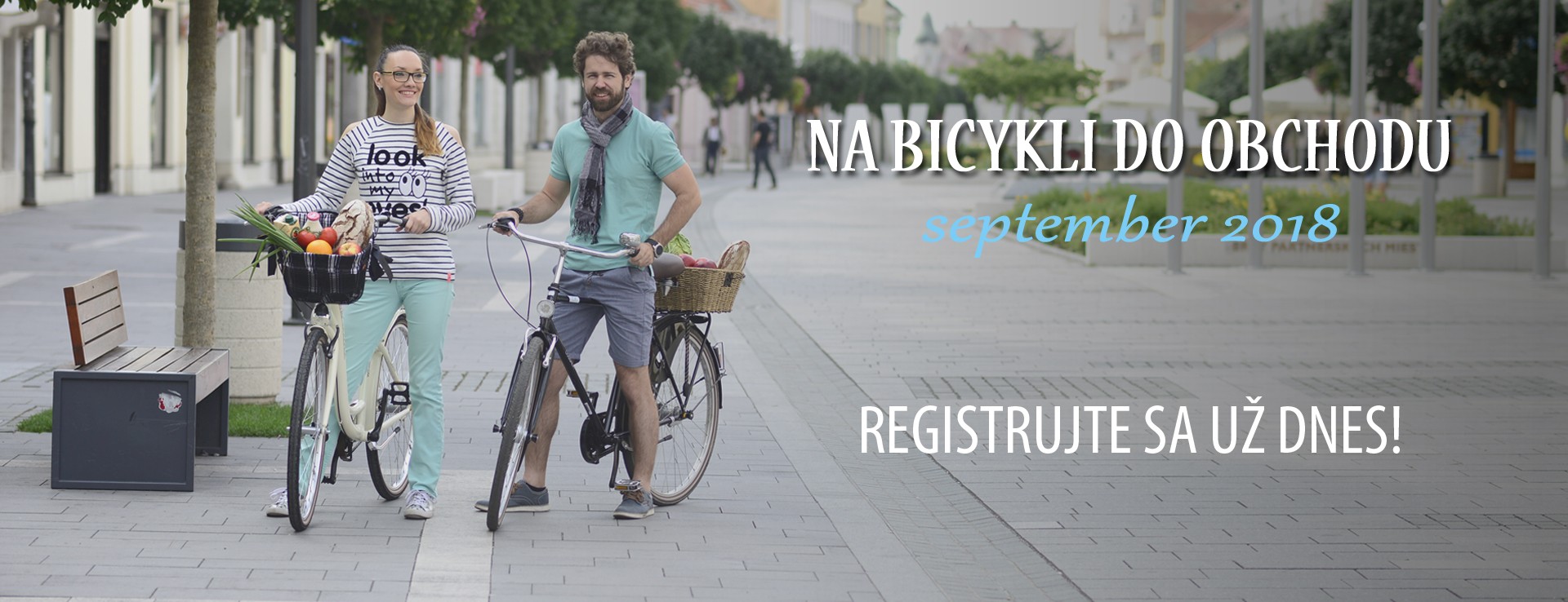 Registrácia do kampane Na bicykli do obchodu spustená