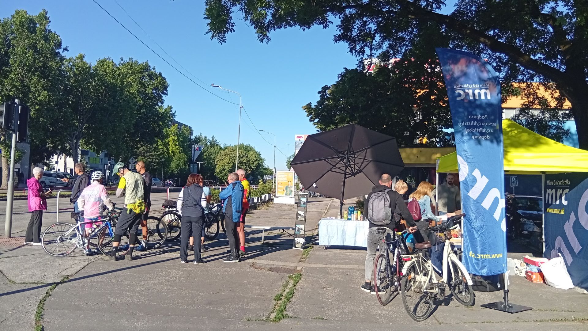 Raňajky pre cyklistov: Poďakovanie tým, ktorí šliapu do pedálov